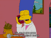 marge simpson baseball GIF