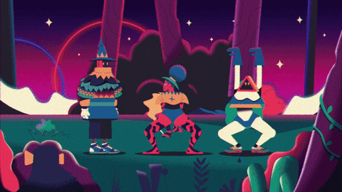 Abalastegui giphyupload dance character forest GIF