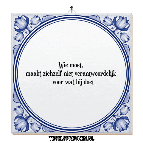 Ontspanning Verandering Sticker by Tegelspreuken.nl