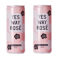 Wine Rose Cheers Sticker by Yes Way Rosé