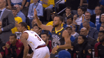 High Five Golden State Warriors GIF by NBA