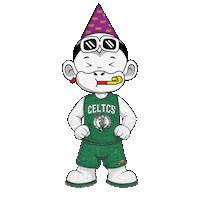 Win Dance Green Confetti Sticker by Zhot