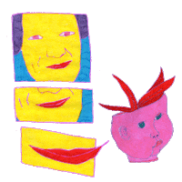 Faces Fantasia Sticker by marina noseque
