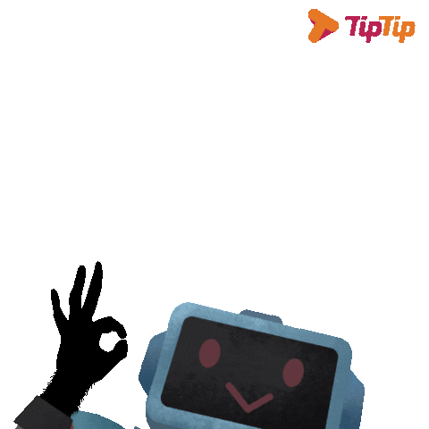 Robot Love Sticker by TipTip.co