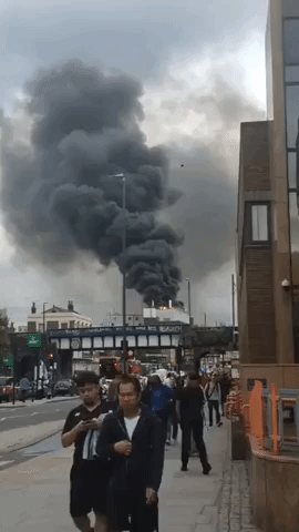 'Huge' Fire Breaks Out in London Business Center
