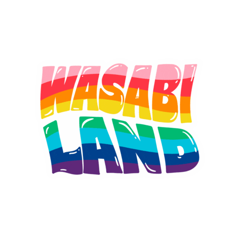 Wasabi_digital giphygifmaker pride lgbt wasabi Sticker