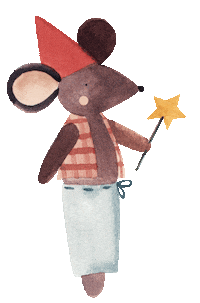 Winter Mouse Sticker