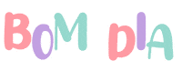 Bom Dia Pink Sticker
