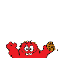 hungry monster Sticker by Cookie Time