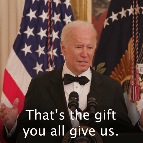 That's the gift you all give us.