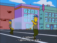 the simpsons car GIF