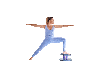 Warrior 2 Yoga Sticker by StrongBoard Balance