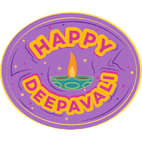 Diwali Happy Deepavali Sticker by SINDA