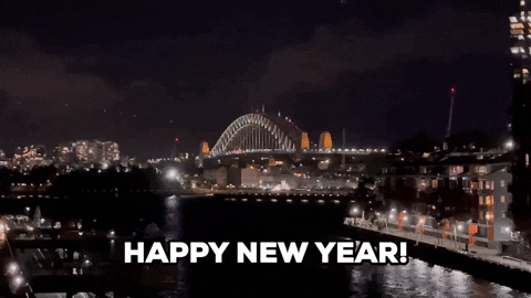Happy New Year Australia GIF by Storyful