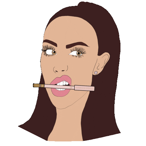 Makeup Lips Sticker by Rebecca Stella