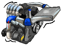 Motor Engine Sticker