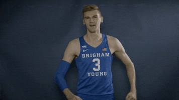 Byu Basketball Gocougs GIF by BYU Cougars