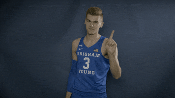 Byu Basketball Gocougs GIF by BYU Cougars
