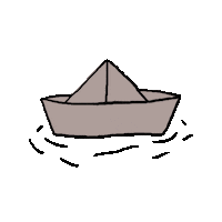 Water Floating Sticker by judit orosz