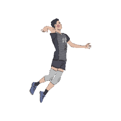 chengchengzz giphygifmaker 排球 台電 台電男排 Sticker