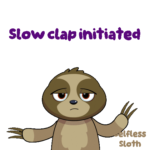 Meh Sloth Sticker by VeeFriends