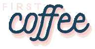 Coffee Typography Sticker by cathykoronakis.design