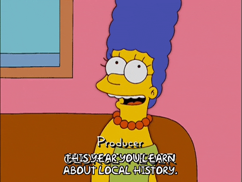happy marge simpson GIF
