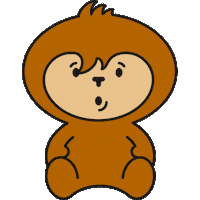 Confused Friend Sticker by Cute Little Club