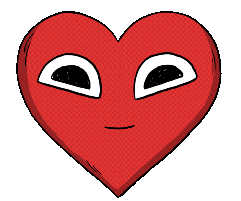 I Love You Heart Sticker by Sam Grinberg