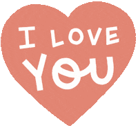 I Love You Heart Sticker