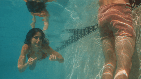 bret easton ellis swimming GIF by Placebo