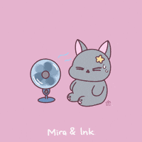 Melting Heat Wave GIF by Mira & Ink