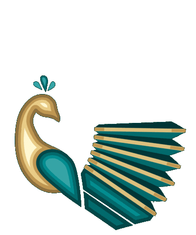 Tango Peacock Sticker by rodostango