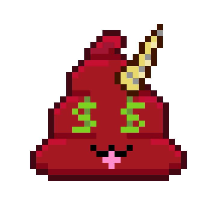Art Shitting Sticker by Poopies.io