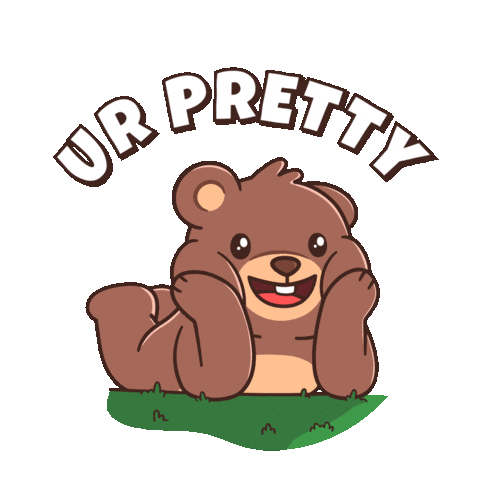 This Is Gorgeous Teddy Bear Sticker by BEARISH