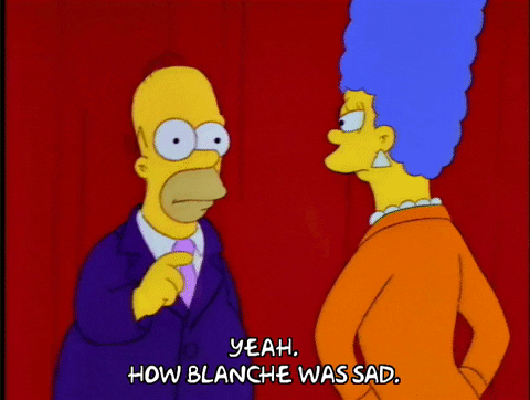 homer simpson frown GIF