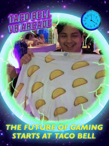 vrarcade GIF by Taco Bell VR Arcade
