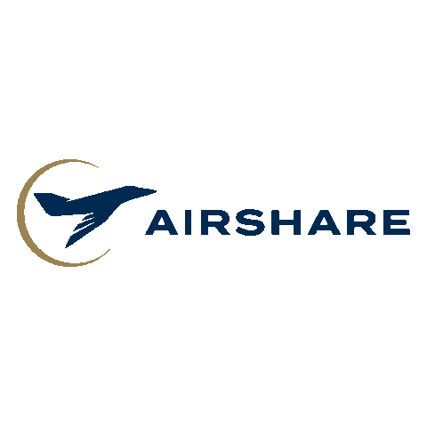 FlyAirshare giphyupload logo travel flying Sticker