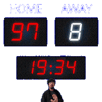 8 Away Sticker