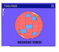 Weekend Vibes Sticker by This Page Amsterdam