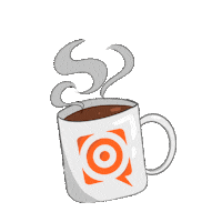 INTERFASE morning cafe goodmorning cup Sticker