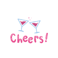 Cheers 乾杯 Sticker by geo_tw