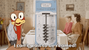 turkey dining room GIF by truTV’s At Home with Amy Sedaris