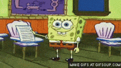 spongebob squarepants split GIF