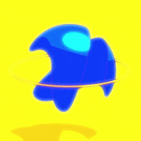 alextrimpe animation loop 3d blue GIF