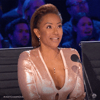 watching mel b GIF by America's Got Talent