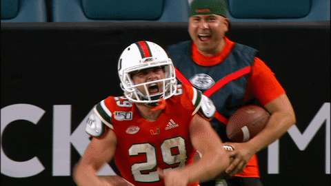 Happy Miami GIF by ACC Network
