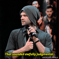 aborddelimpala jared padalecki aborddelimpala judgy judgmental GIF