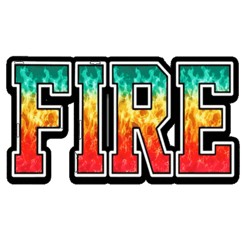 Fire Flame Sticker