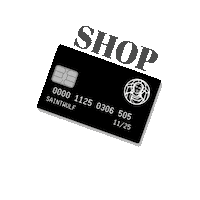 Credit Card Pink Sticker by SAINTWULF